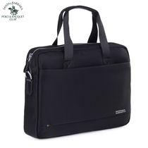 Saint Paul briefcase Mens business notebook Portable computer bag File small mens canvas mens bag portable