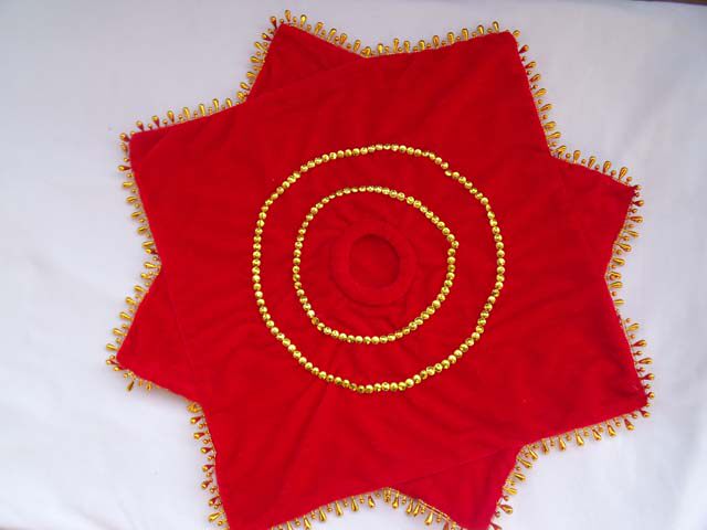 1 5 feet extra-large thick gold velvet dance handkerchiefs