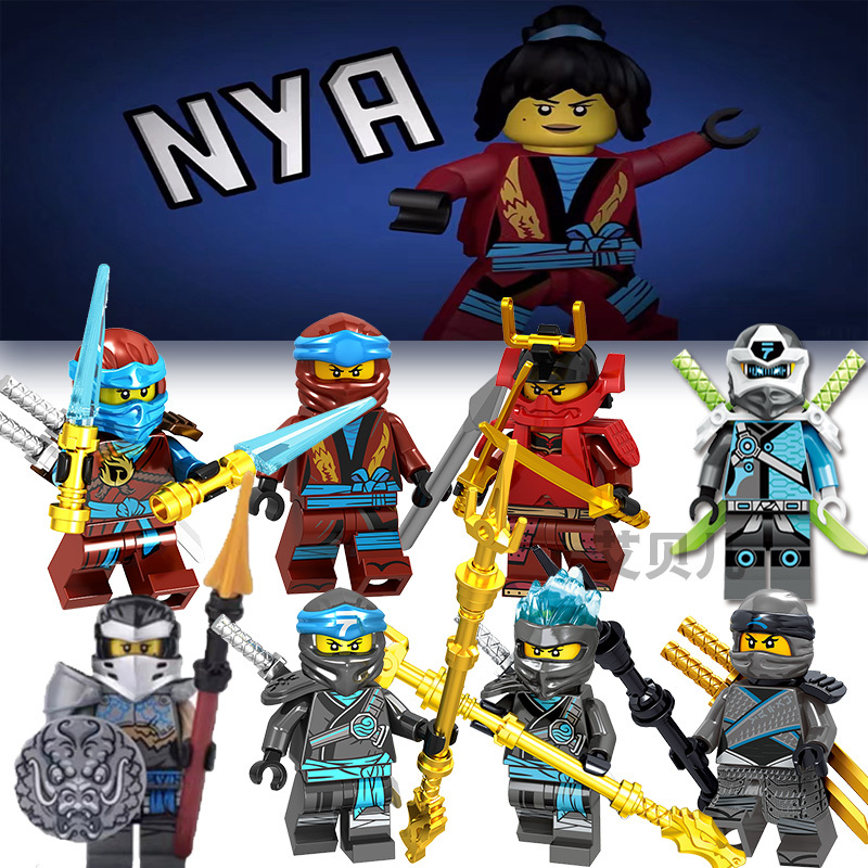 Nya Collection Building Blocks Minifigures Ninjago Series Main Character Kai Jiezanzuole New High Dragon Suit Assembly Toy Nya Collection Building Blocks Minifigures Ninjago Series Main Character Kai Jiezanzuole New High Dragon Suit Assembly Toy