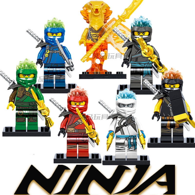 Forbidden Scroll Ninjago Season 11 Movie Building Block Toy Male Aspil Flame Scroll Ice King