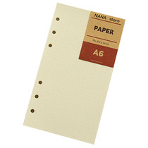 Misu simple 6-hole month Sunday notebook diary plan book A5A6 inner page replacement core