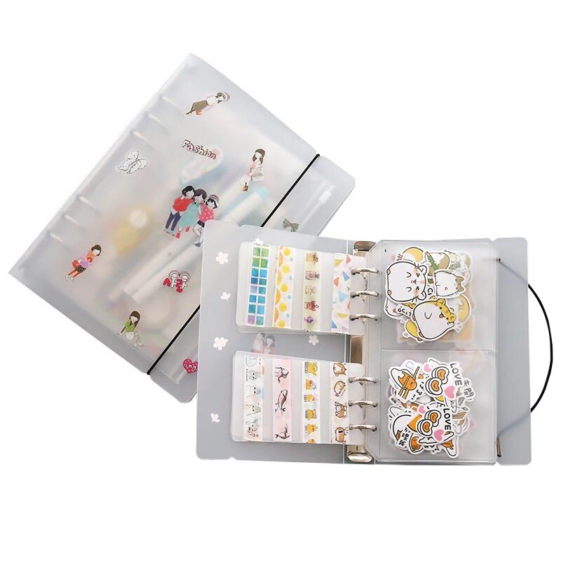 Sticker containing book hands account A5A6 loose-leaf hand ledger This release paper This adhesive tape contains a package book creative day style