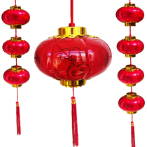 Red lantern outdoor lucky word crystal lantern series lantern acrylic led outdoor series lantern
