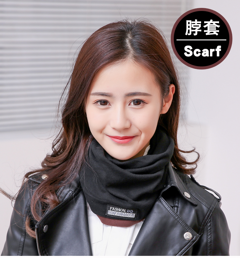 Cổ đội mũ phụ nữ sử dụng kép mùa đông ấm áp dày đầu ngoài trời chống gió thể thao đa chức năng cổ áo turban nam khăn caro phượt	