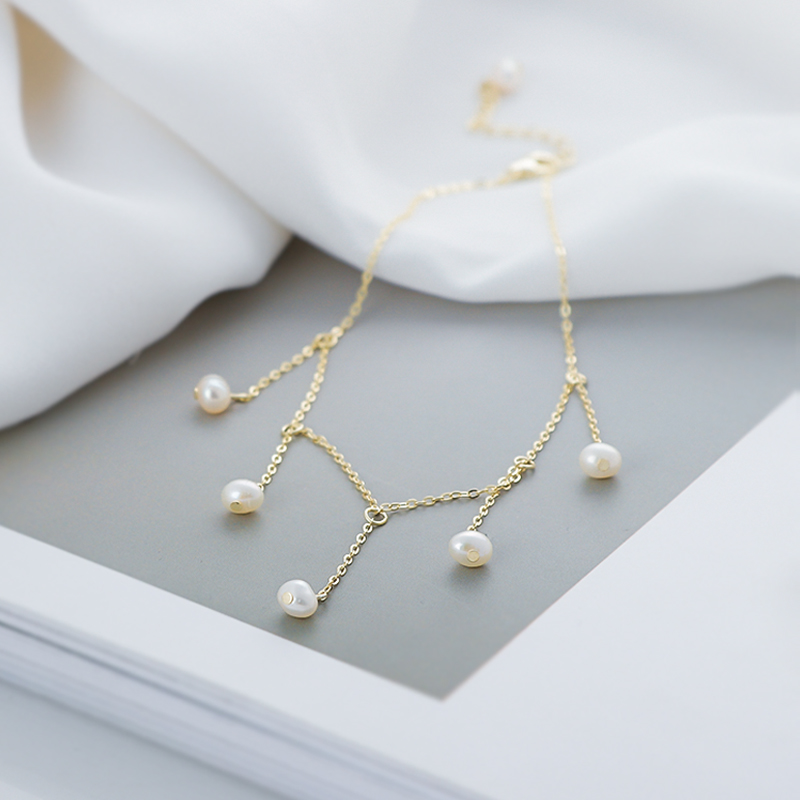 Chaine de cheville Femme      en Argenterie - Ref 3103405 Image 1