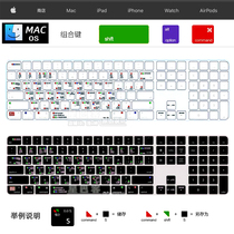 Suitable for Apple iMac all-in-one wireless Bluetooth imackeyboard magic control iD touch OS function shortcut keys