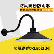 Outdoor lamp waterproof household outdoor street lamp shade super bright wall lamp door head outdoor rainproof outdoor courtyard lamp