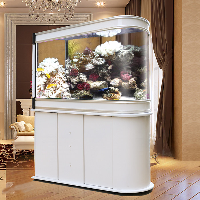 Jiubao bullet fish tank ecological aquarium living room large and medium-sized porch screen partition goldfish bottom filter tank