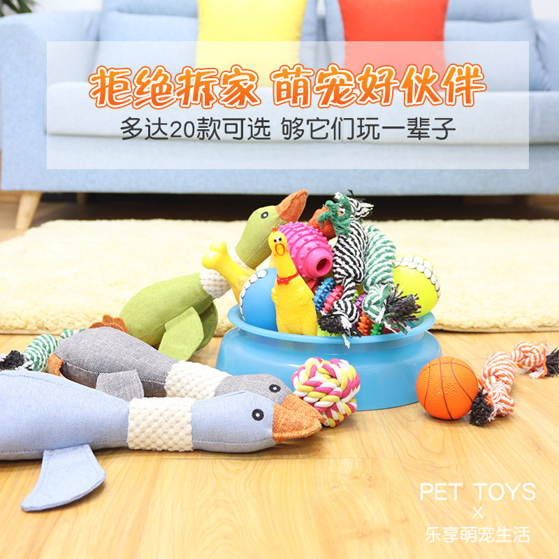 Pet pooch toy resistant to bite, teddy gold wool puppies Screaming Chickens Vocals Dog Toy Ball Supplies