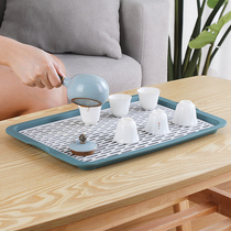 Drain plate cup tea tray tea tray household living room Nordic plate plastic tea tray tea tray tea tray tea tray tea tray tea tray tea tray tea tray tea tray