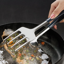 Multifunctional stainless steel fried fish shovel fish clip fried fish artifact household special clip fried fish clip