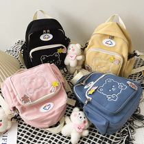 Cute cartoon small shoulder bag womens bag travel shopping daily small backpack childrens shoulder bag light mommy bag
