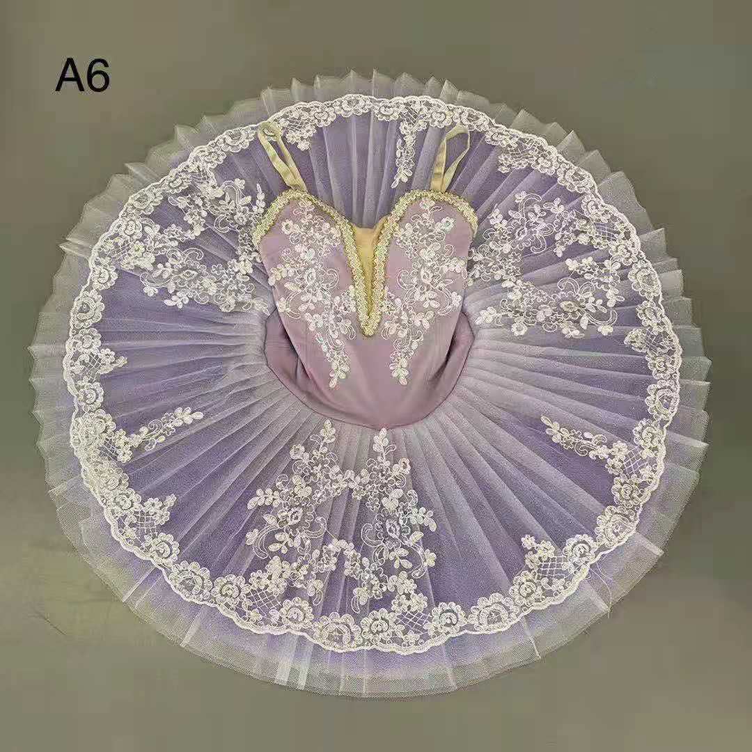 New children's professional ballet tutu costume tutu sling gauze skirt white Zhu Yi embroidery flower small swan