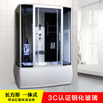 Rectangular whole room Shower Household bath room Sliding door Steam room Tempered glass room Bathroom Bathroom bathroom Bathroom