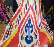 New Uyghur fabric Uzbek characteristic silk Adelais silk fabric width 50 cm