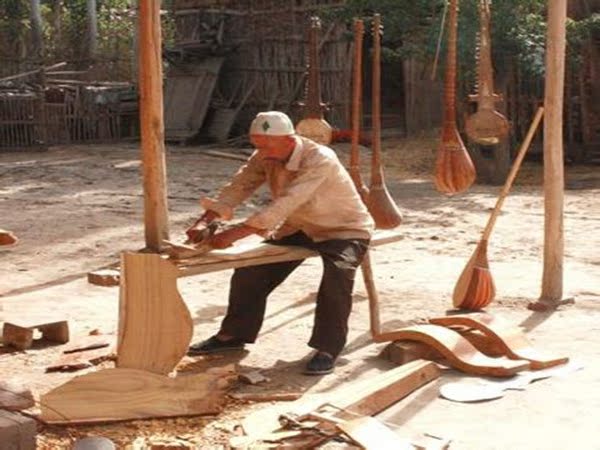 Tân Cương nhạc cụ dân tộc Hu Xita thủ công trang trí nhà trang trí / lưu niệm du lịch dân tộc thiểu số - Nhạc cụ dân tộc sáo huân