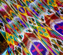 Uzbek fabric Uzbek characteristic silk Adelais silk fabric width 50cm