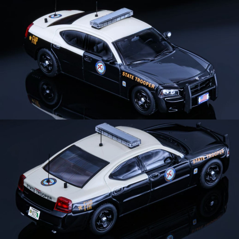 Rollin 1:64 Florida State Police War Horse Fhp Alloy Car Model Ornament Rollin 1:64 Florida State Police War Horse Fhp Alloy Car Model Ornament
