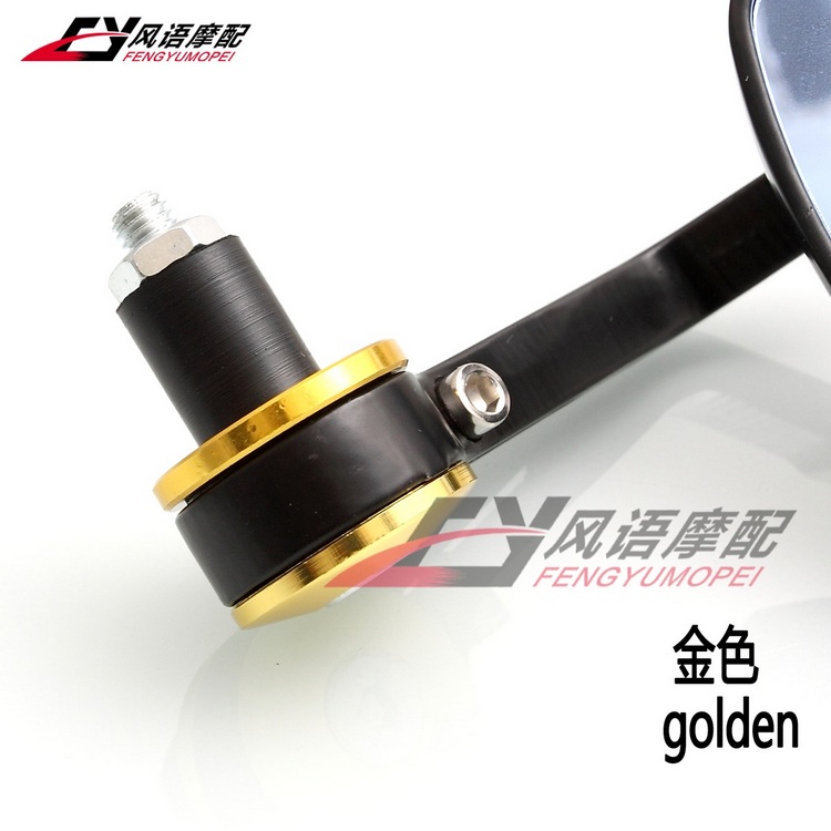 Gương chiếu hậu xe máy sửa đổi gương xe máy phổ quát CNC mật độ cao hợp kim nhôm xử lý gương chiếu hậu gương gương lồi xe máy