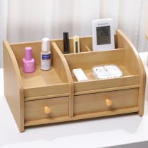 Huixing wood multi-function table table stationery with drawer Remote control Cosmetic storage box gift pen holder