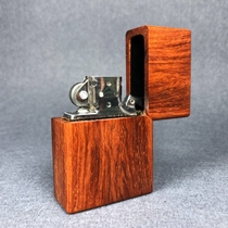 Indian lobular rosewood rocker lighter handmade collection grade old nine grinding wheel kerosene mahogany lighter