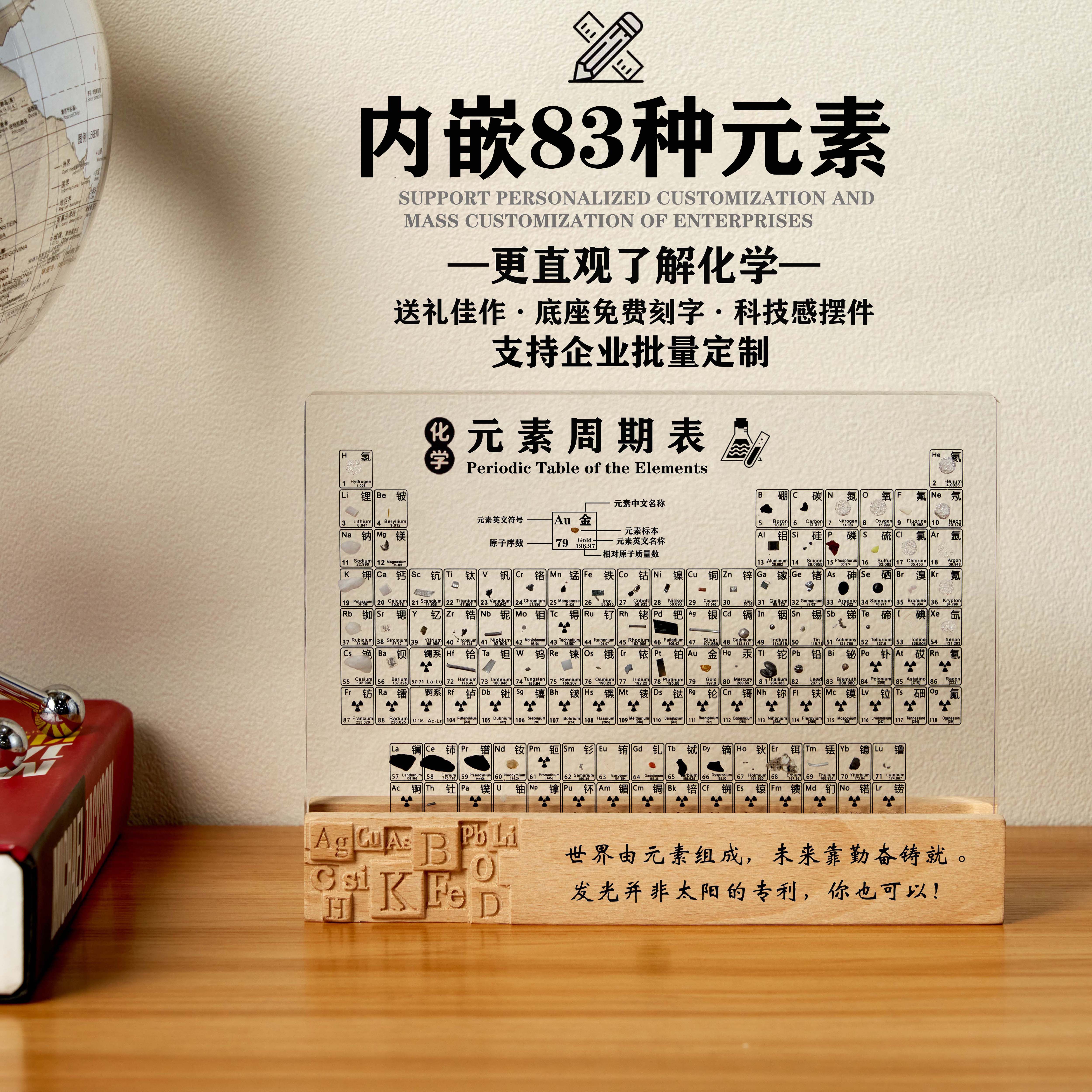 这款化学元素周期表亚克力摆件，凭什么成了理科生送老师的爆款礼物？