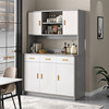 Living Room Sideboard Against the Wall, Integrated Small Apartment Storage Cabinet, Kitchen Multi-Functional Storage Rack, Cabinet, Wine Cabinet, Tea Cabinet
