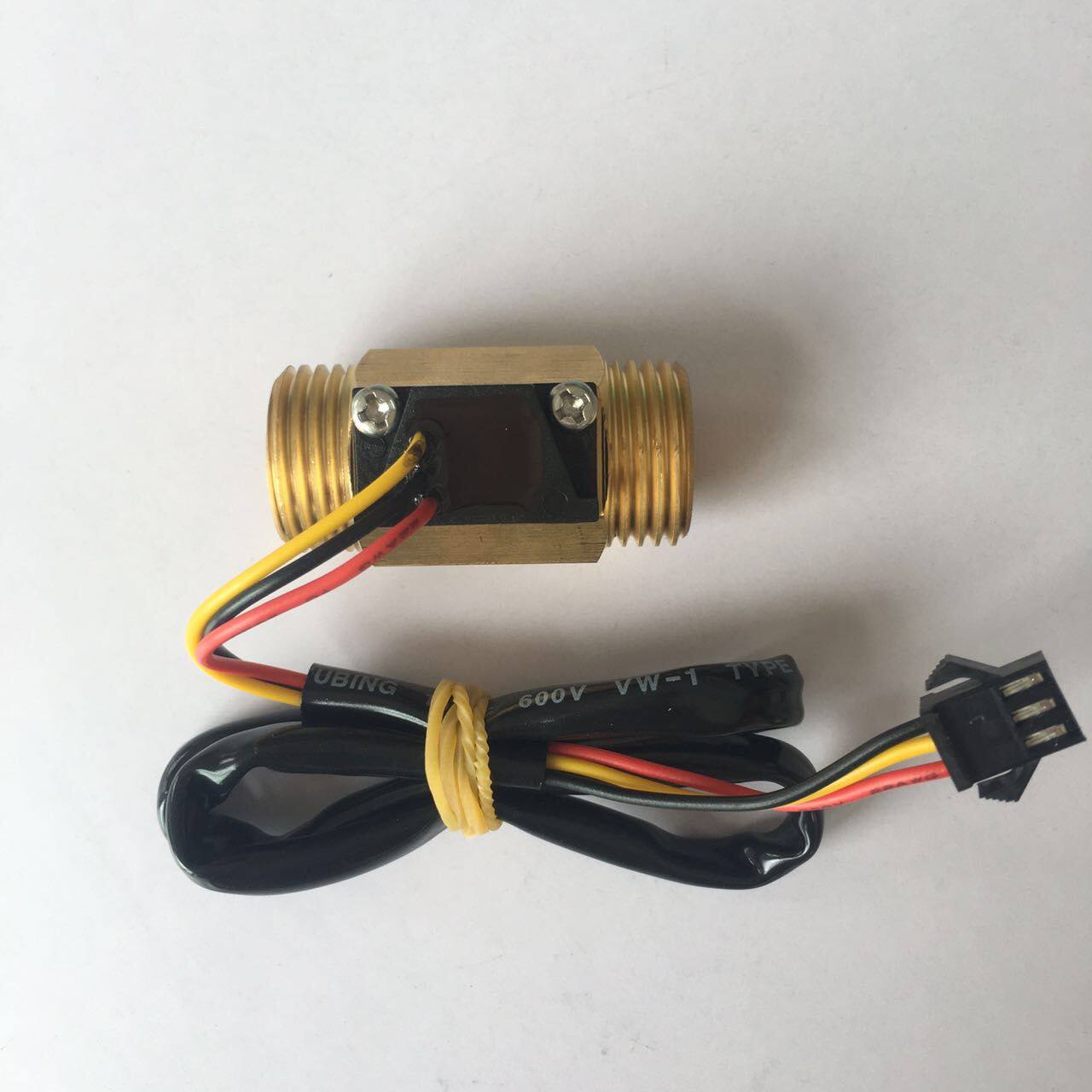 Water flow sensor Hall sensor turbine flow meter 4 points Hall sensor copper water flow sensor