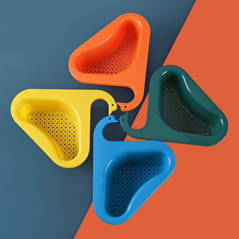 Swan Leash Basket Free of perforated kitchen sink Hanging dry and wet separation No trace fruit and vegetable washing basin pool Water filtration net