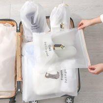 Travel Cashier Bag Portable Clothes Finishing Transparent Small Cloth Bag Underwear suitcase Clothing Seal Package Packing Bag