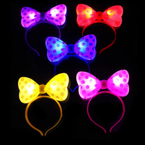 Luminous head decoration Korean version butterfly knot hair stirrup Hairpin Hairpin Hairpin Hairpin Hairpin Hairpin Hairpin Hairpin Gala Concert Props Toy