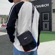 Korean version 100 hitch male and female single shoulder bag light sport diagonal satchel fashion trendy bungee buns s casual phone bag