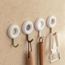 Hook Powerful Viscose Free to punch Kitchen Bathroom with Divine Instrumental Door Rear Wall Bearing no-dent hung clothes Sticky Hook