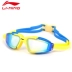 Li Ning Children Goggles Girls Girls Thanh niên Khung lớn Chống nước chống sương mù HD Kính bơi cho trẻ em Mạ điện - Goggles Goggles