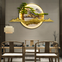 New Chinese living room hanging painting decorative painting Light luxury entrance tea room decoration pendant TV sofa background wall decoration