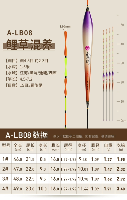 Phao cá đuôi xoắn ốc Xiaofengxian Fengquan, có độ nhạy cao, táo bạo và bắt mắt, bộ phao câu cá hoang dã hoàn chỉnh gồm phao cá diếc, cá chép bạc và cá chép đầu to đích thực phao câu đài cao cấp phao câu
