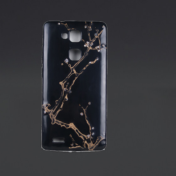 Mountain and SANHE lacquerware big lacquer hand-painted mobile phone protective shell Vivo Samsung Huawei Custom featured handmade phone