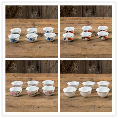 Kunfu Tea Cup Tea Cup Tea Cup Tea Cup White Ceramic Ceramic Bone Tea Ceramic Coffee Course