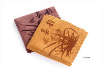  Cotton printing super absorbent tea towel Tea cloth Tea tray accessories Tea set special towel rag