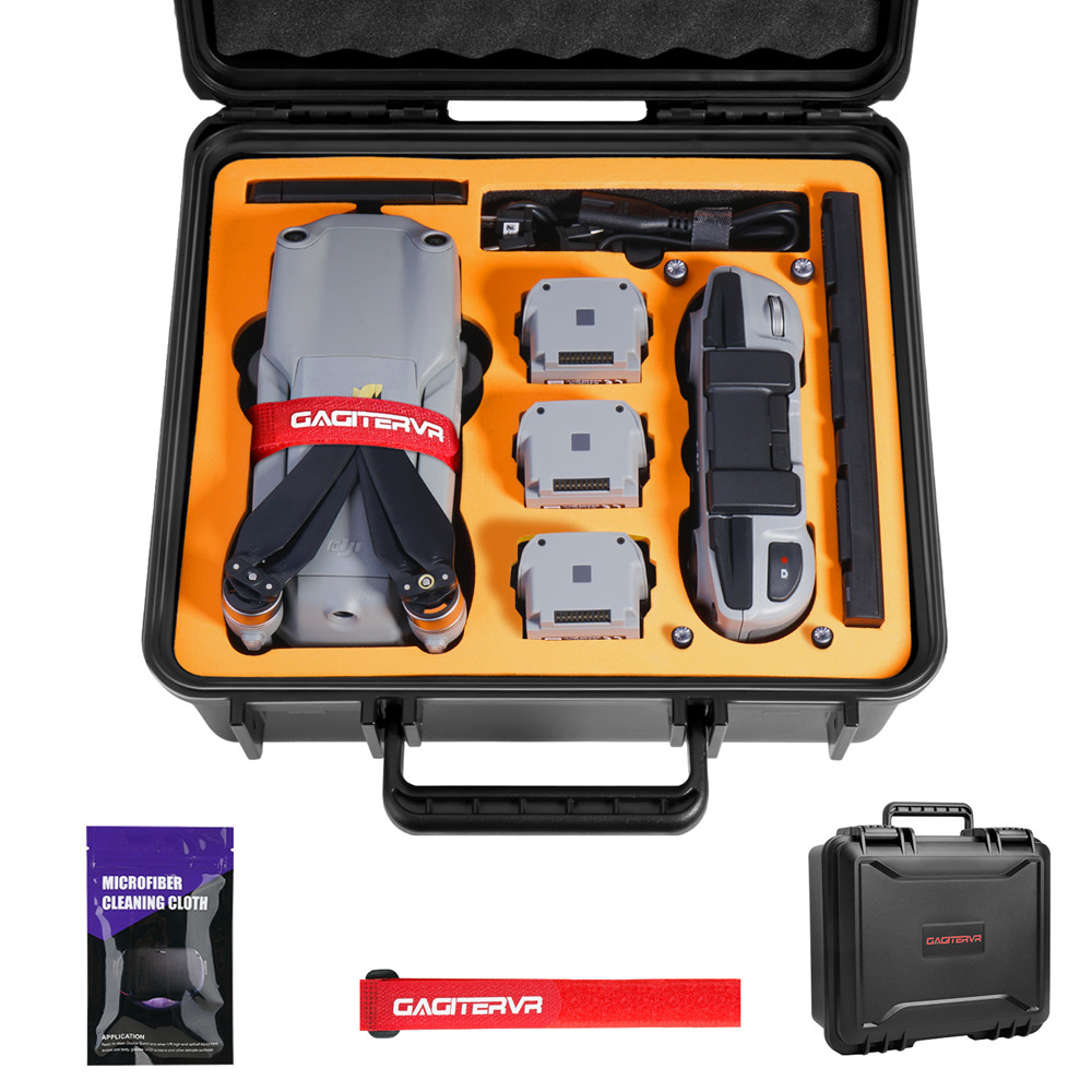 Large territory DJI drone with air2S containing box Air2 portable containing bag hand explosion proof box suit black