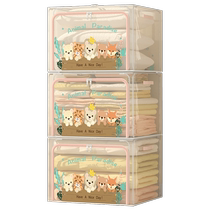 3-pack clothes storage box household large-capacity folding wardrobe clothing organization artifact dormitory storage basket box bag