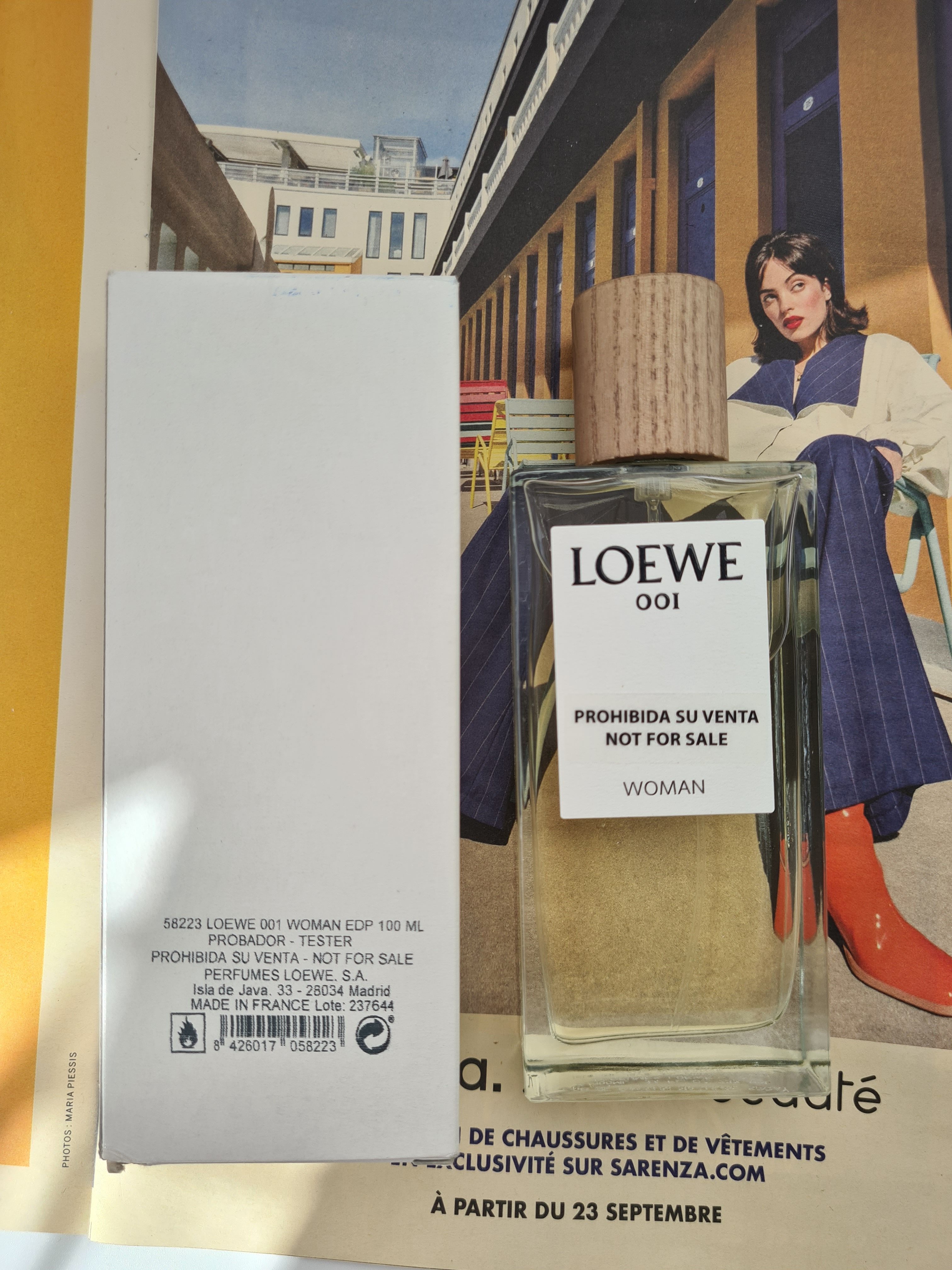 Spanish LOEWE Rowe 001 men and women with an early morning thick perfume 100ml minimalist trial bag