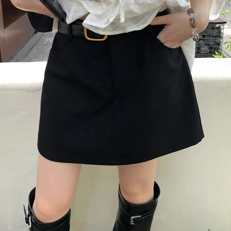 Limited Purchase of 1 Im Tangtangtang 2026 Autumn New Black Suit Short Skirt Little Black Dress with Shorts Inside
