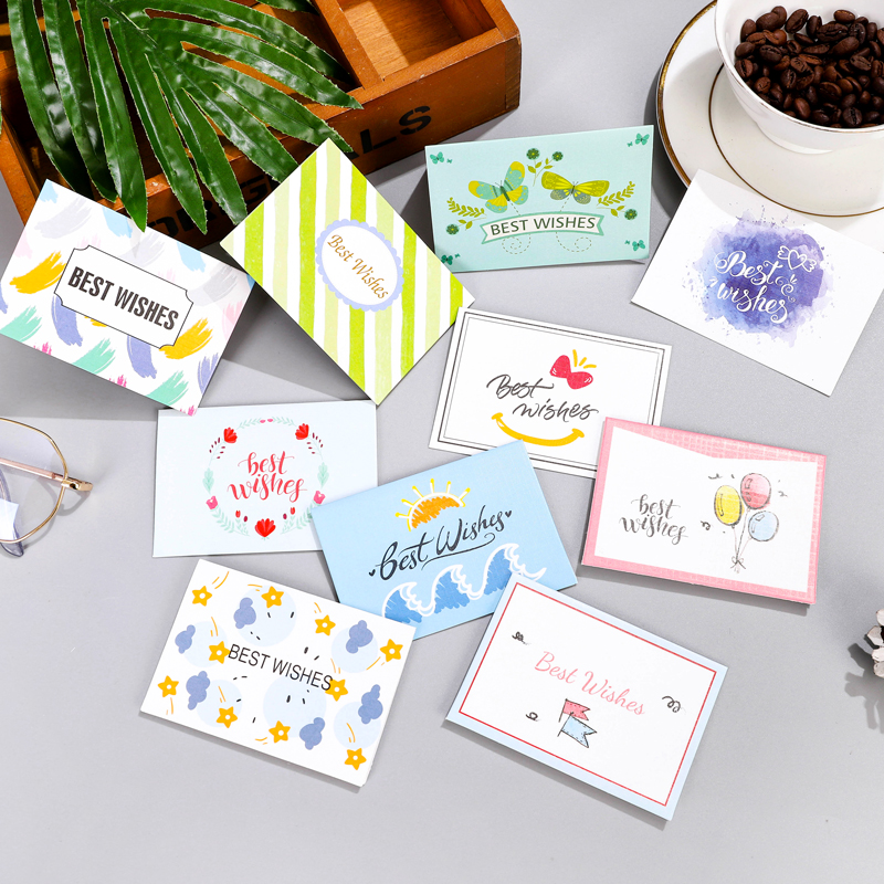 With Envelope Graduation Korea Creativity Little New Mini Greeting Card Holiday Small Card Blessing Card Thanks Card Message Card
