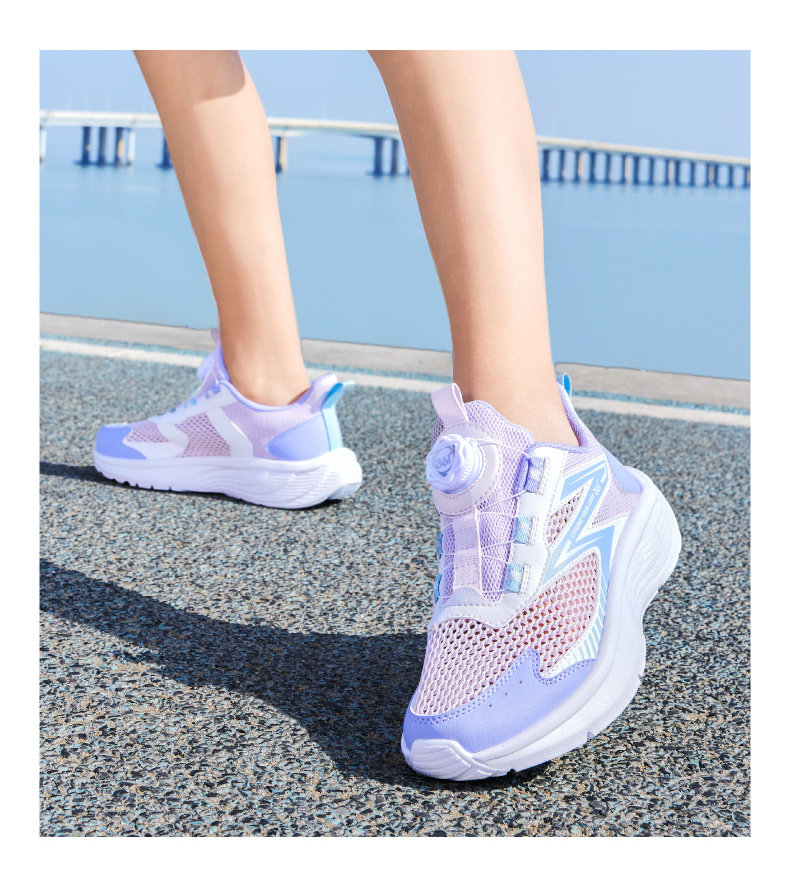 361 Degree Kidsren's Shoes, Kidsren's Running Shoes, Summer New Style Breathable Large Mesh Boys' Shoes, Youth Boys' Sports Shoes — 24