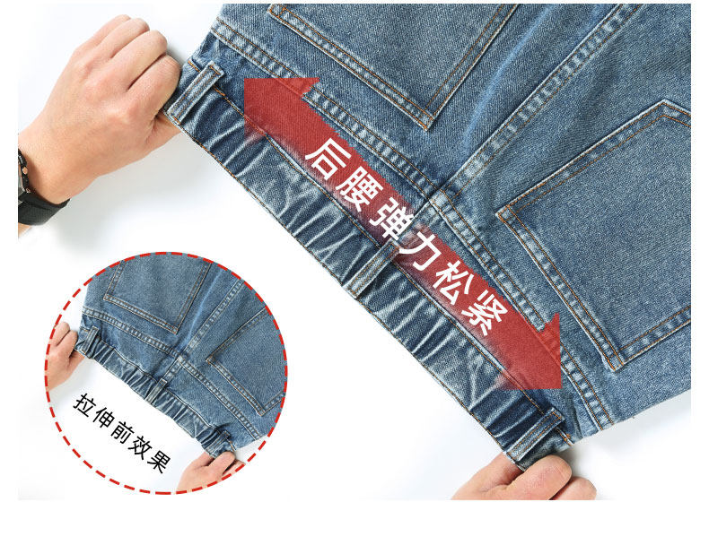 雅羊人 纯棉夏季薄款牛仔阔腿裤女裤 图5