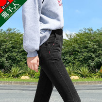 Underpants woman pants outside wearing body small feet high waist and small subsummer slim fit elastic magic little black pants