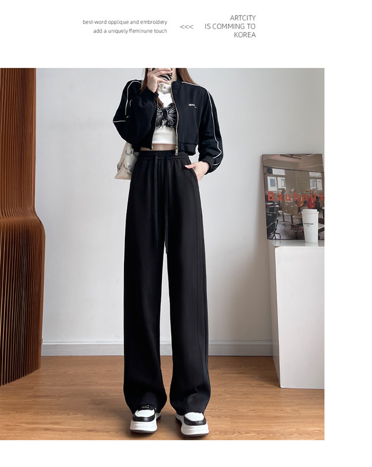 Осенние летние тонкие штаны для отдыха, свободный прямой крой, подходят для подростков 