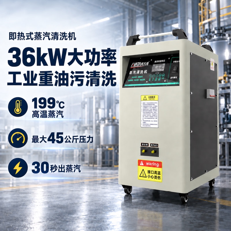 Industrial-Grade Steam Cleaning Machine, High-Temperature, High-Pressure, High-Power, Multi-Functional Car Washing, Oil Removal, Sterilization and Disinfection All-In-One Machine Industrial-Grade Steam Cleaning Machine, High-Temperature, High-Pressure, High-Power, Multi-Functional Car Washing, Oil Removal, Sterilization and Disinfection All-In-One Machine