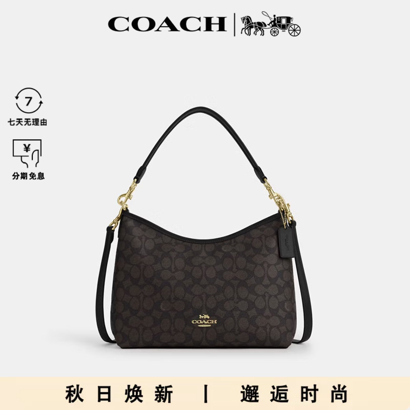 Coach【Ten Billion】Outlet Laurel 31 Hobo Bag Women's Fashionable Shoulder Crossbody Handbag Coach【Ten Billion】Outlet Laurel 31 Hobo Bag Women's Fashionable Shoulder Crossbody Handbag